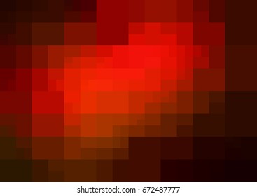 Dark Red vector polygonal illustration, which consist of rectangles. Rectangular pattern for your business design. Geometric background in Origami style with gradient. 