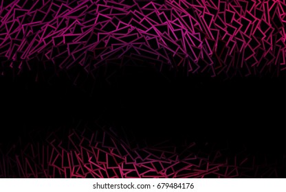 Dark Red vector polygonal illustration consisting of rectangles. Rectangular design for your business. Creative geometric background in origami style with gradient.