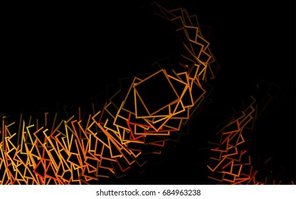 Dark Red vector polygonal illustration, which consist of rectangles. Rectangular pattern for your business design. Geometric background in Origami style with gradient. 