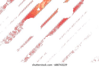 Dark Red vector polygonal illustration, which consist of hexagons. Hexagonal pattern for your business design. Geometric background in Origami style with gradient. 