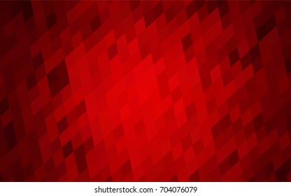 Dark Red vector polygonal illustration consisting of rectangles. Rectangular design for your business. Creative geometric background in origami style with gradient.