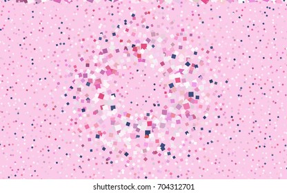 Dark Red vector polygonal illustration, which consist of rectangles. Rectangular pattern for your business design. Geometric background in Origami style with gradient. 