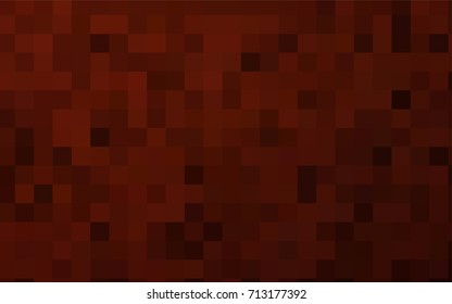 Dark Red vector polygonal illustration consisting of rectangles. Rectangular design for your business. Creative geometric background in origami style with gradient.