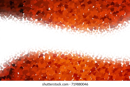 Dark Red vector polygonal illustration consisting of rectangles. Rectangular design for your business. Creative geometric background in origami style with gradient.