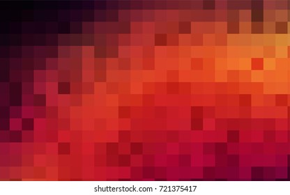 Dark Red vector polygonal illustration, which consist of rectangles. Rectangular pattern for your business design. Geometric background in Origami style with gradient. 