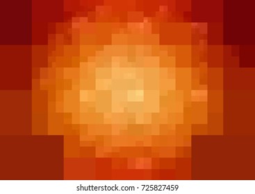 Dark Red vector polygonal illustration, which consist of rectangles. Rectangular pattern for your business design. Geometric background in Origami style with gradient. 