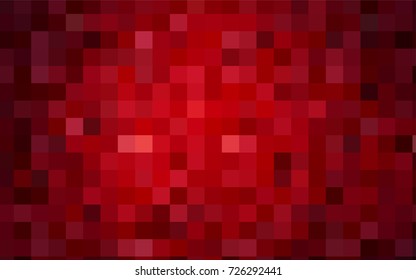 Dark Red vector polygonal illustration, which consist of rectangles. Rectangular pattern for your business design. Geometric background in Origami style with gradient. 