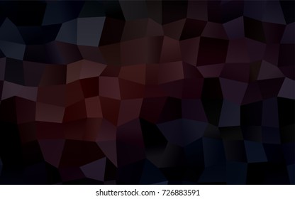 Dark Red vector polygonal illustration consisting of rectangles. Rectangular design for your business. Creative geometric background in origami style with gradient.