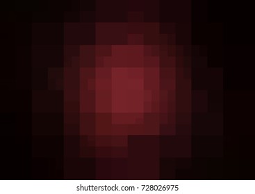 Dark Red vector polygonal illustration, which consist of rectangles. Rectangular pattern for your business design. Geometric background in Origami style with gradient. 
