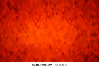 Dark Red vector polygonal illustration consisting of rectangles. Rectangular design for your business. Creative geometric background in origami style with gradient.