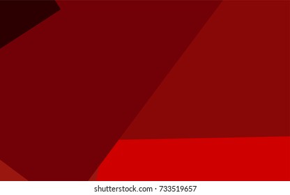 Dark Red vector polygonal illustration consisting of rectangles. Rectangular design for your business. Creative geometric background in origami style with gradient.