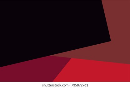 Dark Red vector polygonal illustration, which consist of rectangles. Rectangular pattern for your business design. Geometric background in Origami style with gradient. 