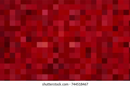 Dark Red vector polygonal illustration consisting of rectangles. Rectangular design for your business. Creative geometric background in origami style with gradient.