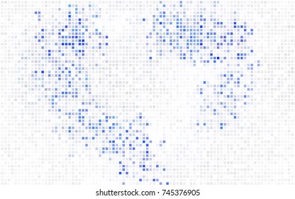 Dark Red vector polygonal illustration, which consist of rectangles. Rectangular pattern for your business design. Geometric background in Origami style with gradient. 