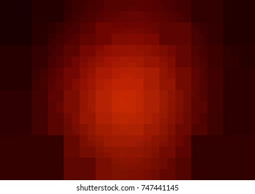 Dark Red vector polygonal illustration, which consist of rectangles. Rectangular pattern for your business design. Geometric background in Origami style with gradient. 