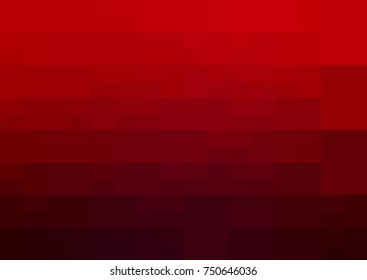 Dark Red vector polygonal illustration, which consist of rectangles. Rectangular design for your business. Creative geometric background in Origami style with gradient