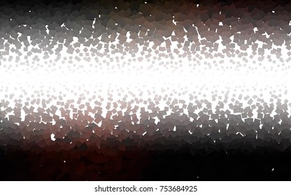 Dark Red vector polygonal illustration consisting of rectangles. Rectangular design for your business. Creative geometric background in origami style with gradient.