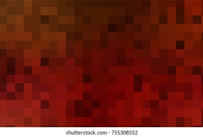 Dark Red vector polygonal illustration, which consist of rectangles. Rectangular pattern for your business design. Geometric background in Origami style with gradient. 