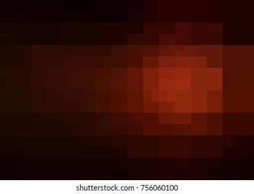 Dark Red vector polygonal illustration, which consist of rectangles. Rectangular pattern for your business design. Geometric background in Origami style with gradient. 