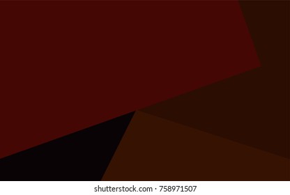 Dark Red vector polygonal illustration consisting of rectangles. Rectangular design for your business. Creative geometric background in origami style with gradient.