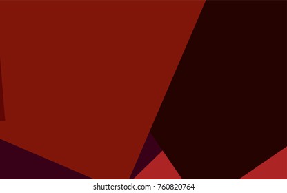 Dark Red vector polygonal illustration, which consist of rectangles. Rectangular pattern for your business design. Geometric background in Origami style with gradient. 