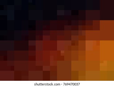 Dark Red vector polygonal illustration, which consist of rectangles. Rectangular pattern for your business design. Geometric background in Origami style with gradient. 