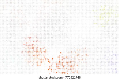 Dark Red vector polygonal illustration consisting of rectangles. Rectangular design for your business. Creative geometric background in origami style with gradient.