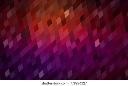 Dark Red vector polygonal illustration consisting of rectangles. Rectangular design for your business. Creative geometric background in origami style with gradient.