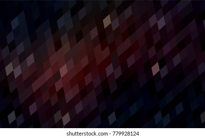 Dark Red vector polygonal illustration, which consist of rectangles. Rectangular pattern for your business design. Geometric background in Origami style with gradient. 