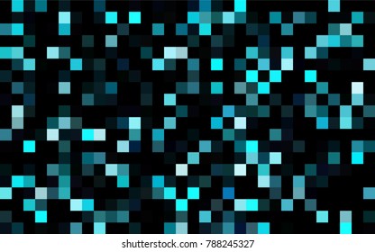 Dark Red vector polygonal illustration consisting of rectangles. Rectangular design for your business. Creative geometric background in origami style with gradient.