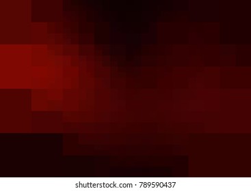 Dark Red vector polygonal illustration, which consist of rectangles. Rectangular design for your business. Creative geometric background in Origami style with gradient