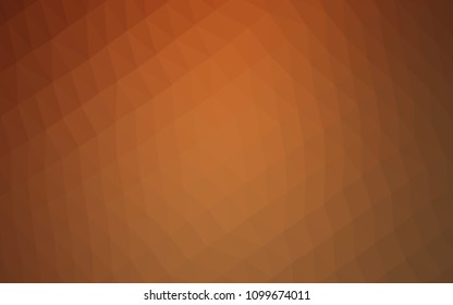 Dark Red vector polygonal pattern. Shining colored illustration in a Brand new style. Brand new design for your business.