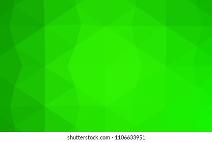 Dark Red vector polygonal pattern. Shining colored illustration in a new style. The best triangular design for your business.