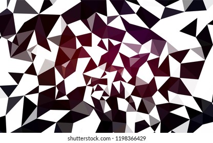 Dark Red vector polygonal pattern. Colorful illustration in polygonal style with gradient. Template for cell phone's backgrounds.