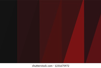Dark Red vector polygonal pattern. Glitter abstract illustration with an elegant design. A completely new template for your business design.