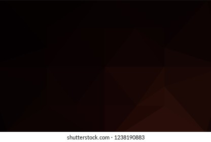 Dark Red vector polygonal pattern. Colorful illustration in abstract style with gradient. A new texture for your design.