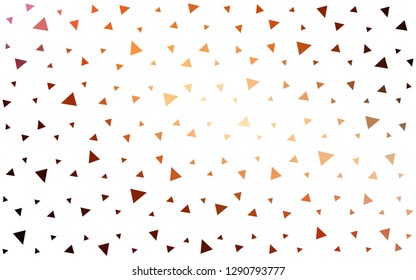 Dark Red vector  polygonal pattern. Colorful illustration in polygonal style with gradient. A new texture for your web site.