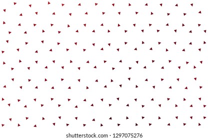 Dark Red vector  polygonal pattern. Modern abstract illustration with triangles. Brand new design for your business.