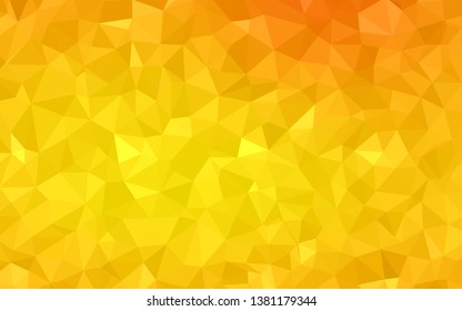 Dark Red vector polygonal pattern. Creative illustration in halftone style with triangles. A new texture for your web site.