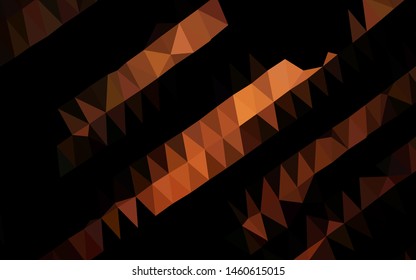 Dark Red vector polygonal pattern. Shining colored illustration in a Brand new style. Brand new style for your business design.