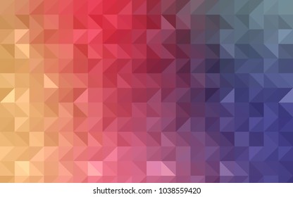 Dark Red vector polygonal template. A completely new color illustration in a vague style. The completely new template can be used for your brand book.