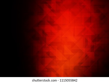 Dark Red vector polygonal template. Shining colored illustration in a Brand new style. The completely new template can be used for your brand book.