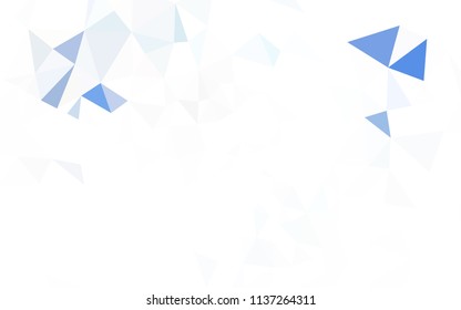 Dark Red vector polygonal template. Polygonal abstract illustration with gradient. Brand new design for your business.