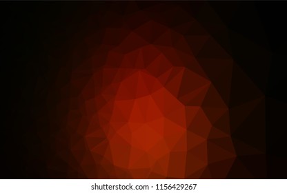 Dark Red vector polygonal template. A vague abstract illustration with gradient. A completely new template for your business design.