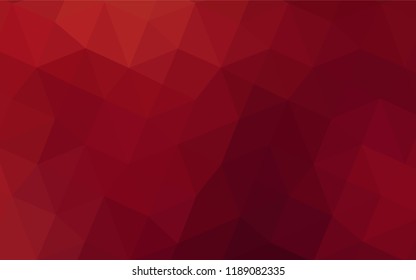 Dark Red vector polygonal template. A sample with polygonal shapes. A completely new template for your business design.