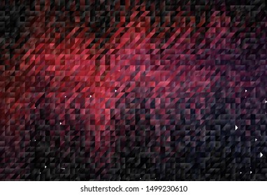 Dark Red vector polygonal template. A sample with polygonal shapes. Polygonal design for your web site.