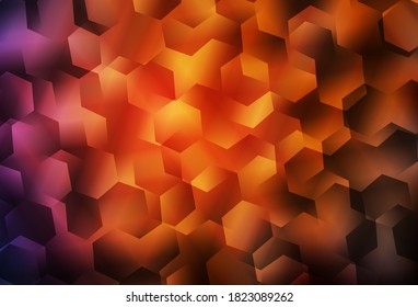 Dark Red vector polygonal template. Polygonal abstract illustration with gradient. Brand new design for your business.