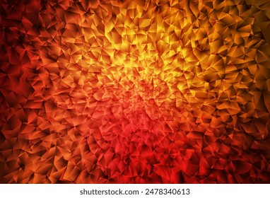 Dark Red vector polygonal template. Colorful illustration in polygonal style with gradient. A completely new design for your leaflet.