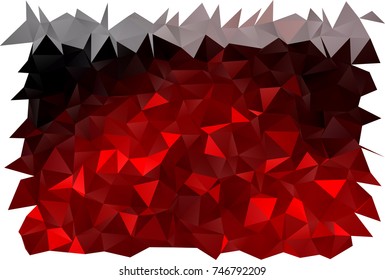 Dark Red vector polygonal template. A sample with polygonal shapes. The template can be used as a background for cell phones.