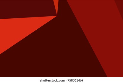 Dark Red vector polygonal template. A completely new color illustration in a vague style. A completely new design for your business.